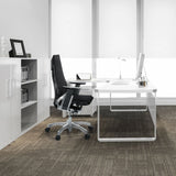 High-End-Bürostuhl GENIDIA in Schwarz mit Netzrückenlehne und Aluminiumfußkreuz von hjh OFFICE