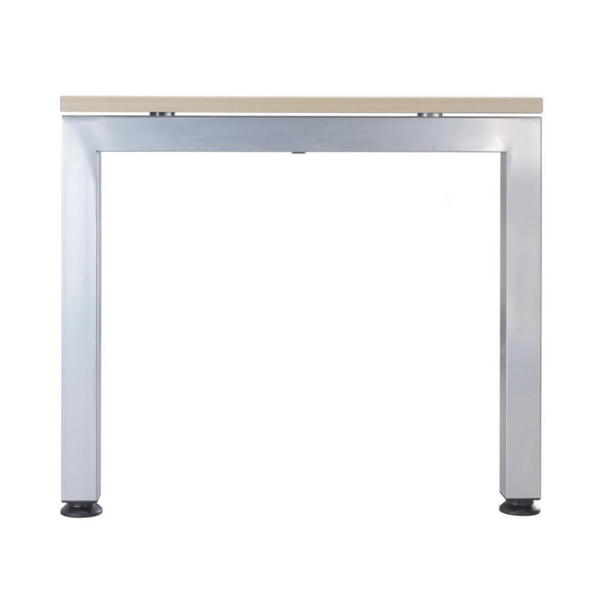 Aluminium-Untergestell des höhenverstellbaren Schreibtischs JAVA 12 S in Asteiche von hjh OFFICE PRO