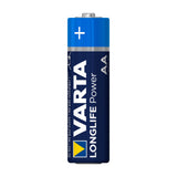 Batterie AA VARTA Longlife Power in Blau mit sichtbarem Pluspol von VARTA
