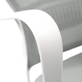 Weiße Armlehne des Homeoffice-Bürostuhls ESTRIA von hjh OFFICE
