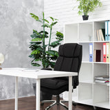Schwarzer Drehstuhl BUILDER XXL I mit Kunstlederbezug und hoher Rückenlehne von hjh OFFICE