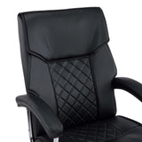 Rückenlehne mit Rautensteppung des Homeoffice-Bürostuhls Relax Prestio in Schwarz von MyBuero