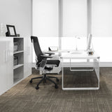 Profi-Bürostuhl GENIDIA SMART WHITE CM mit Netzrücken in Schwarz-Weiß mit Chromdetails von hjh OFFICE