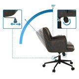 Verstellmechanismen und Neigungswinkel des Homeoffice-Bürostuhls SOLAO LIFE von hjh LIVING
