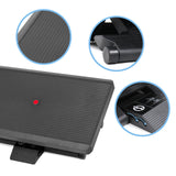 Geriffelte Oberfläche und Standfuß der Fußablage PIEDINO STRIPE PRO von hjh OFFICE