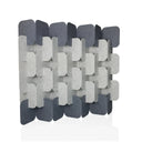 Trennwände FLEXMIUT PLUG in Grau und Hellgrau mit geflochtenem Design aus Filz von hjh OFFICE