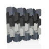 Trennwand FLEXMIUT PLUG in verschiedenen Grautönen aus Filz mit modularer Struktur von hjh OFFICE