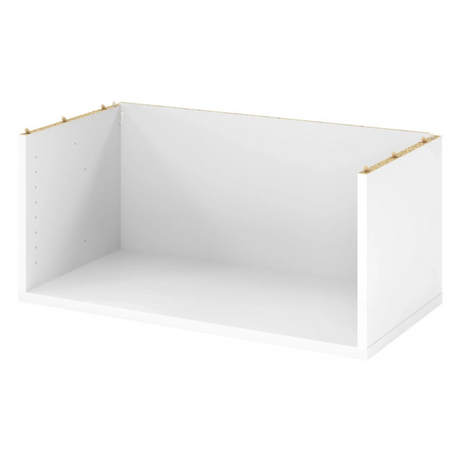 Weißer Aufsatzkorpus FlexWall mit offener Bauweise und Sichtkanten von hjh OFFICE PRO