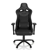 Schwarzer Gamingstuhl GAMEBREAKER SX 04 mit Steppmuster und Armlehnen von hjh OFFICE