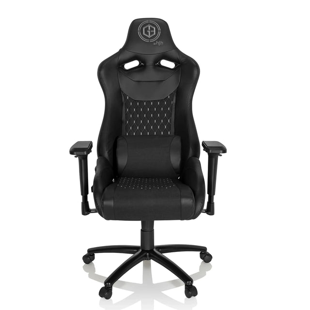 Schwarzer Gamingstuhl GAMEBREAKER SX 04 mit Steppmuster und Armlehnen von hjh OFFICE