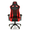 Gamingstuhl GAMEBREAKER SX 04 in Schwarz-Rot mit gestepptem Bezug und Lendenkissen von hjh OFFICE