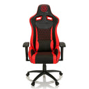 Gamingstuhl GAMEBREAKER SX 04 in Schwarz-Rot mit gestepptem Bezug und Lendenkissen von hjh OFFICE