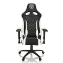 Gamingstuhl GAMEBREAKER SX 04 in Schwarz-Weiß mit Rautensteppung und Armlehnen von hjh OFFICE