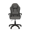 Gamingstuhl GAMEBREAKER W01 in Grau und Schwarz mit Nacken- und Lendenkissen von MyBuero