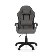 Gamingstuhl GAMEBREAKER W01 in Grau und Schwarz mit Nacken- und Lendenkissen von MyBuero
