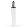Weiße Gasfeder GF-L mit metallischem Kolbenstempel von hjh OFFICE