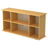 Offenes Sideboard KAPA SB in heller Buche mit drei Regalfächern von hjh OFFICE PRO