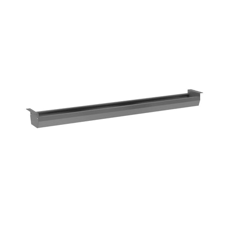 Horizontaler Kabelkanal KC G in Graphit mit einer Länge von 160 cm von hjh OFFICE PRO