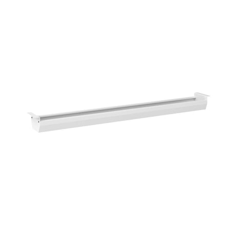 Horizontaler weißer Kabelkanal KC W in 160 cm Länge als Zubehör von hjh OFFICE PRO