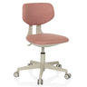 Rosa Kinderdrehstuhl KIDDY CLASSIC mit beigem Gestell und Rollen von hjh OFFICE