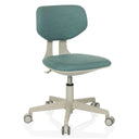 Blauer Kinderdrehstuhl KIDDY CLASSIC mit hellem Gestell und Rollen von hjh OFFICE