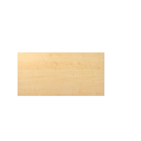 Schreibtischplatte KONTOR KP 16 in heller Ahornholz-Optik mit Maßen von 160 x 80 cm von hjh OFFICE PRO