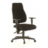 Schwarzer Profi-Bürostuhl LADY SITNESS C K2 mit Armlehnen und Rollenkreuz von Topstar