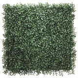 Grüne Pflanzenmatte LEAFLUXE 1 mit dichten, kleinen Blättern in quadratischer Form von hjh LIVING