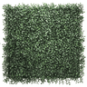 Grüne Pflanzenmatte LEAFLUXE 1 mit dichten, kleinen Blättern in quadratischer Form von hjh LIVING