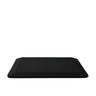 Schwarze Fußablage MUVMAT BK mit flacher, rechteckiger Form für Teppich- und Hartböden von Aeris - Impulsmöbel