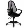 Profi-Bürostuhl Open Point SY Q3 in Schwarz mit Netzrückenlehne und Armlehnen von Topstar