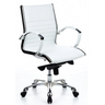Profi-Chefsessel PARMA 10 in Cremeweiß mit glänzenden Chrom-Armlehnen und Fußkreuz von hjh OFFICE
