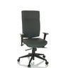 Profi-Bürostuhl PRO-TEC 300 in Anthrazit mit Armlehnen und fünf Rollen von hjh OFFICE