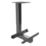 Universeller PC-Halter RCPU in graphitgrauer Farbe mit einer stabilen L-Form von hjh OFFICE PRO
