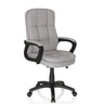 Home-Office-Chefsessel RELAX CX 120 mit grauem Stoffbezug und schwarzen Armlehnen von MyBuero