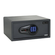 Schwarzer Tresor SAFE COMPACT I mit digitalem Tastenschloss und Metallgehäuse von hjh OFFICE