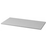 Graue Tischplatte SIGNA 6008 mit glatter Oberfläche von hjh OFFICE PRO