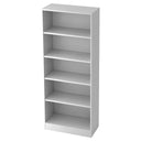 Weißes Regal SIGNA B 6000 mit fünf Einlegeböden und einer Breite von 80 cm von hjh OFFICE PRO