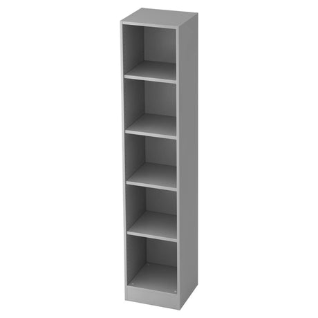 Graues Regal SIGNA B 6040 mit fünf offenen Ablagefächern und einer Breite von 40 cm von hjh OFFICE PRO