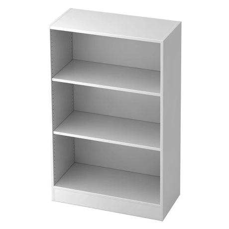 Weißes Regal SIGNA B 6500 mit drei Ablagefächern und einer Breite von 80 cm von hjh OFFICE PRO