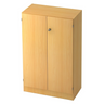 Aktenschrank SIGNA K 6550 SG in Buche-Optik mit zwei Türen und einem Schloss von hjh OFFICE PRO
