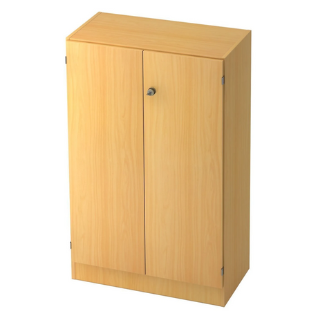 Aktenschrank SIGNA K 6550 SG in Buche-Optik mit zwei Türen und einem Schloss von hjh OFFICE PRO