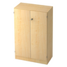 Aktenschrank SIGNA K 6550 SG in Ahorn-Optik mit zwei Türen und einem Schloss von hjh OFFICE PRO
