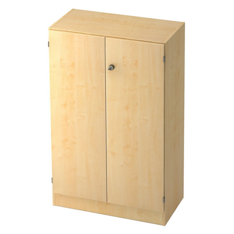 Aktenschrank SIGNA K 6550 SG in Ahorn-Optik mit zwei Türen und einem Schloss von hjh OFFICE PRO