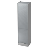Grauer Aktenschrank SIGNA R 50 aus Metall mit silbernem Chromgriff von hjh OFFICE PRO