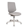 Homeoffice-Bürostuhl Sitflex Lady in Farbe Taupe mit weißem Fußkreuz und Rollen von hjh OFFICE