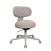 Homeoffice-Bürostuhl SITMOTION W mit grauem Stoffbezug und hellem Fußkreuz auf Rollen von hjh OFFICE