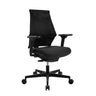 Profi-Bürostuhl Sitness X Back in Schwarz mit Netzrückenlehne und verstellbaren Armlehnen von Topstar