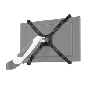 Monitorhalterung VM-A4 mit schwarzem Adapter-Set zur Befestigung an einem Monitor von hjh OFFICE