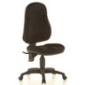 Schwarzer Homeoffice-Bürostuhl WELLPOINT 10 mit gepolsterter Sitzfläche und Rückenlehne von Topstar